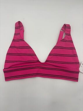 Free People From The Start Bralette in Pink Stripe